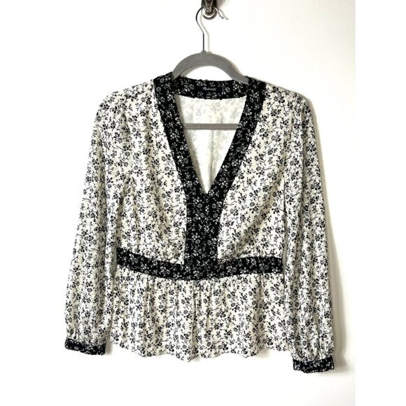 Madewell floral print top women’s XS - Picture 2 of 7